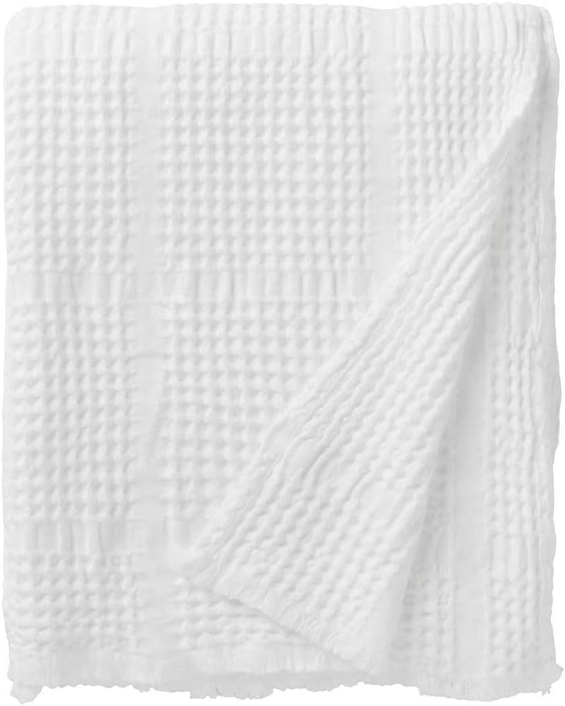 Einfarbige Jacquard-Decke, Baumwolle, Yogi, 130 x 170 cm Steppdecken und Steppdecken Naty Shop Standardtitel