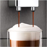 Melitta Avanza – Espressovollautomat mit Milchsystem, Espressomaschine mit Mahlwerk und extra großem Wassertank (1,5 l) für z.B. Cappuccino oder Espresso, Mystic Titan