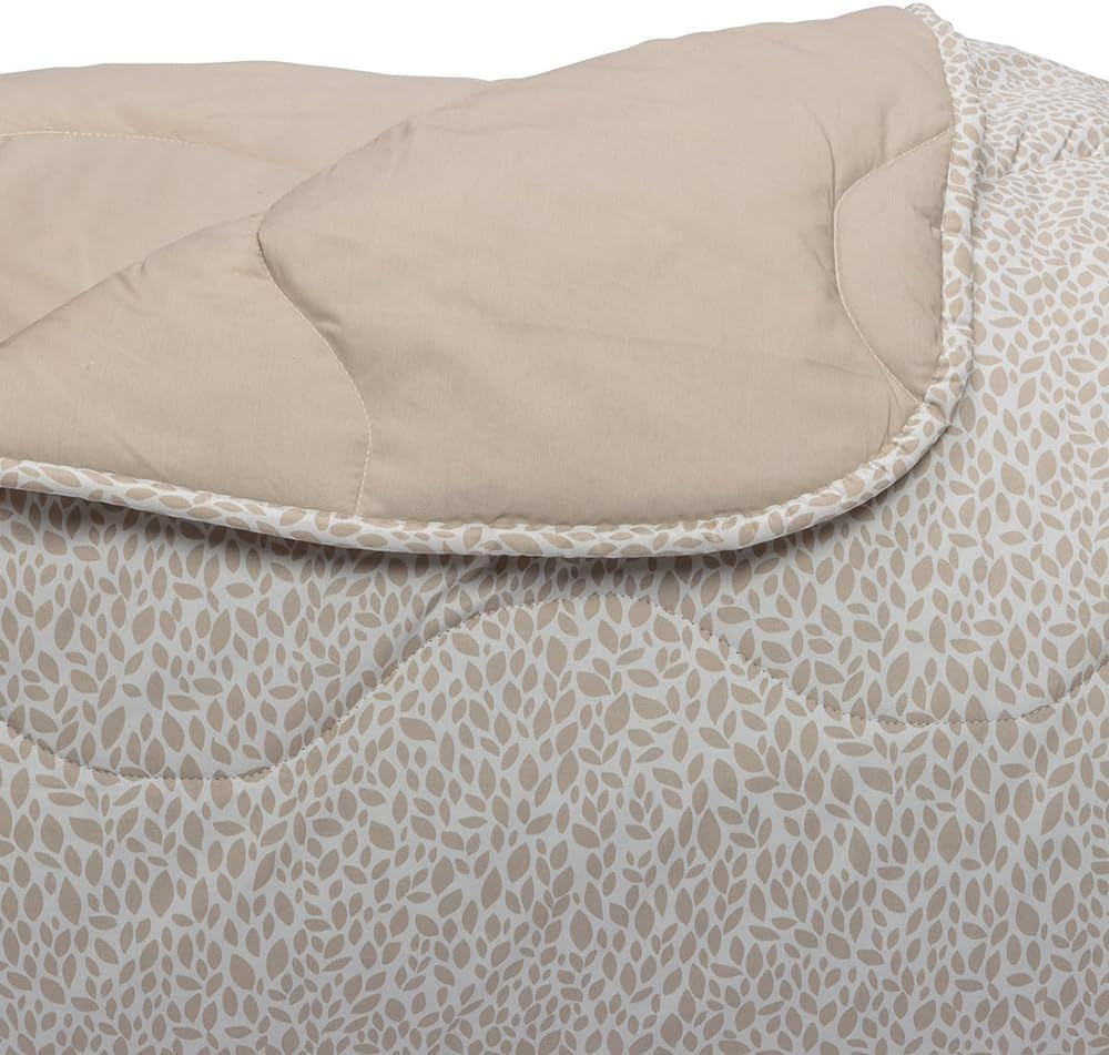 Foppapedretti Notte & Natura Petali Steppdecke mit Sand, Einzelbettdecke, 100 % Baumwolle, hergestellt in Italien. Steppdecken und Steppdecken Naty Shop