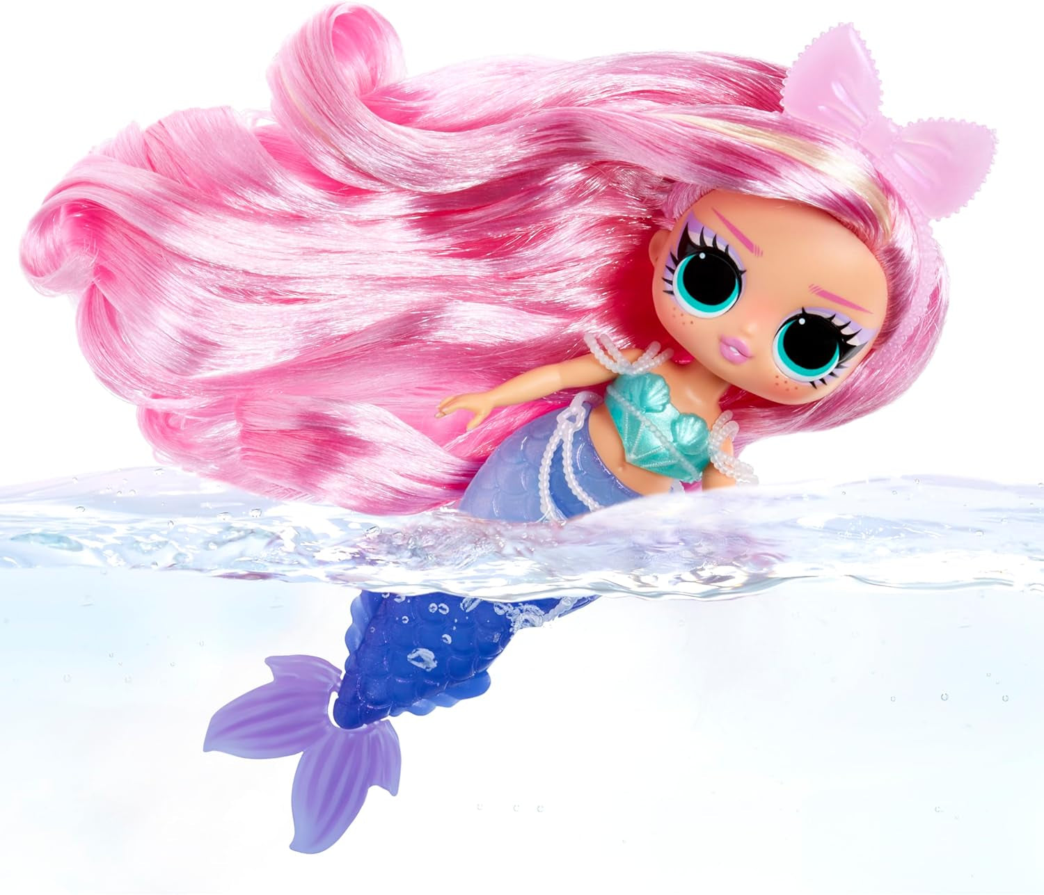 L.O.L. Überraschung! Tweens – Meerjungfrau Lola Waves – Modepuppe mit farbwechselndem Schwanz, beweglicher Flosse und schönen Accessoires – Spielzeug für Kinder und Sammler ab 4 Jahren Naty Shop Dolls