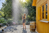 Gardena Teleskop-Rohrverlängerung: Verlängerungsrohr für Regenfasspumpen, 21 cm, ideal für längere Wassertanks, Gewinde 33,3 mm (G1 Zoll) / 33,3 mm (G1 Zoll) (1420-20)
