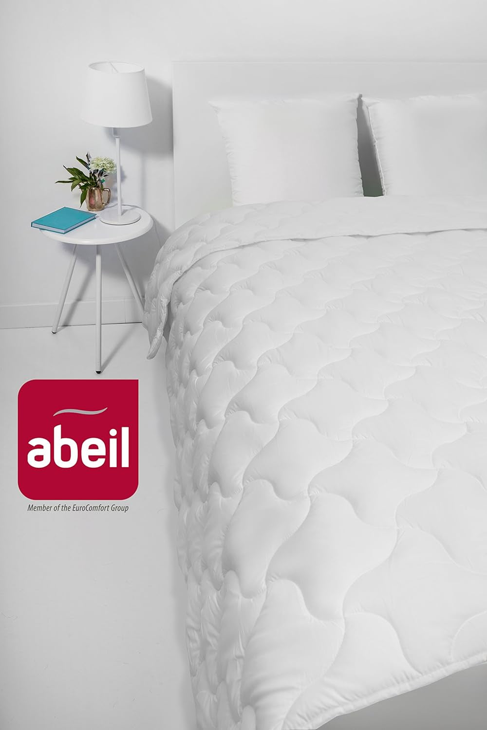 Abeil 1388 Bettdecke Topcool, dünn, Feuchtigkeitsregulierer, weiß, 240 x 260 cm Bettdecken und Steppdecken Naty Shop