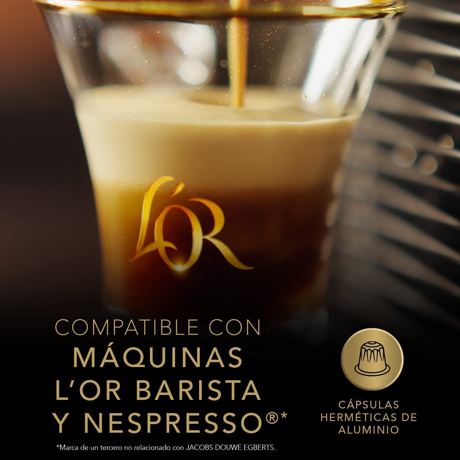 L'OR Espresso Kaffeetassen Lungo Profondo (200 Lungo Kaffeekapseln, Gesicht für Nespresso* Kaffeemaschinen, Intensität 08/12, 100 % Arabica Kaffee, UTZ-zertifiziert), 10 x 20 Tassen
