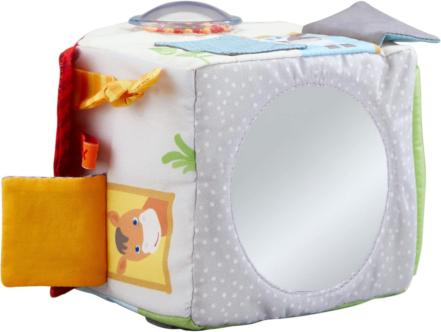 HABA 306383 – Spielwürfel Bauernhof, Multifunktionsspielzeug ab 6 Monaten Babyspielzeug Naty Shop