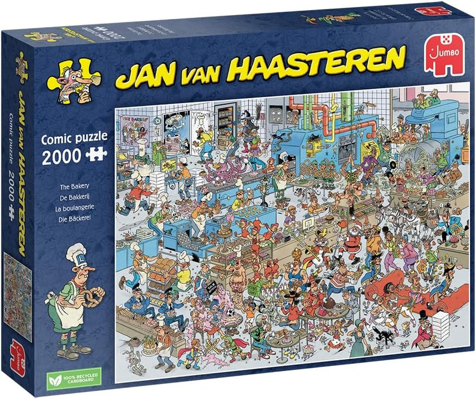 Jan Van Haasteren, The Bakery, Puzzle 2000 Teile für Erwachsene Puzzle Naty Shop Standardtitel
