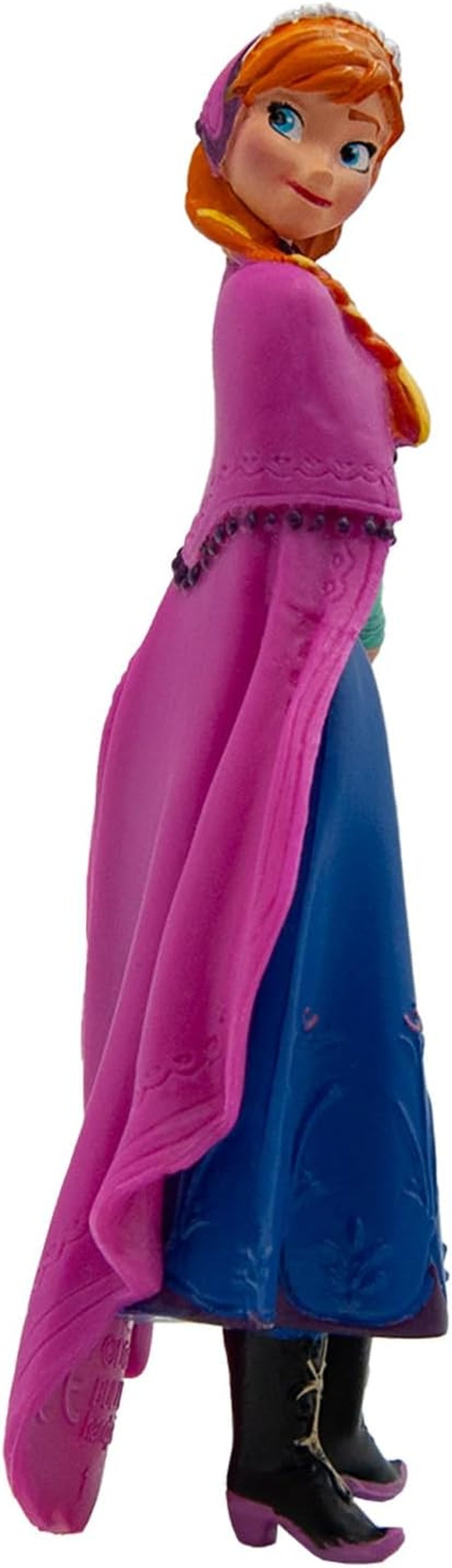 Bullyland 12960 - Prinzessin Anna Figur aus dem Film Frozen von Walt Disney, ca. 9,5 cm, sehr detailliert, ideal als kleines Geschenk für Kinder ab 3 Jahren