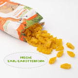 Freche Freunde Bio-Gemüsenudeln „Karotte“, 25 % Gemüseanteil, vegan, 6er-Pack (6 x 300 g)