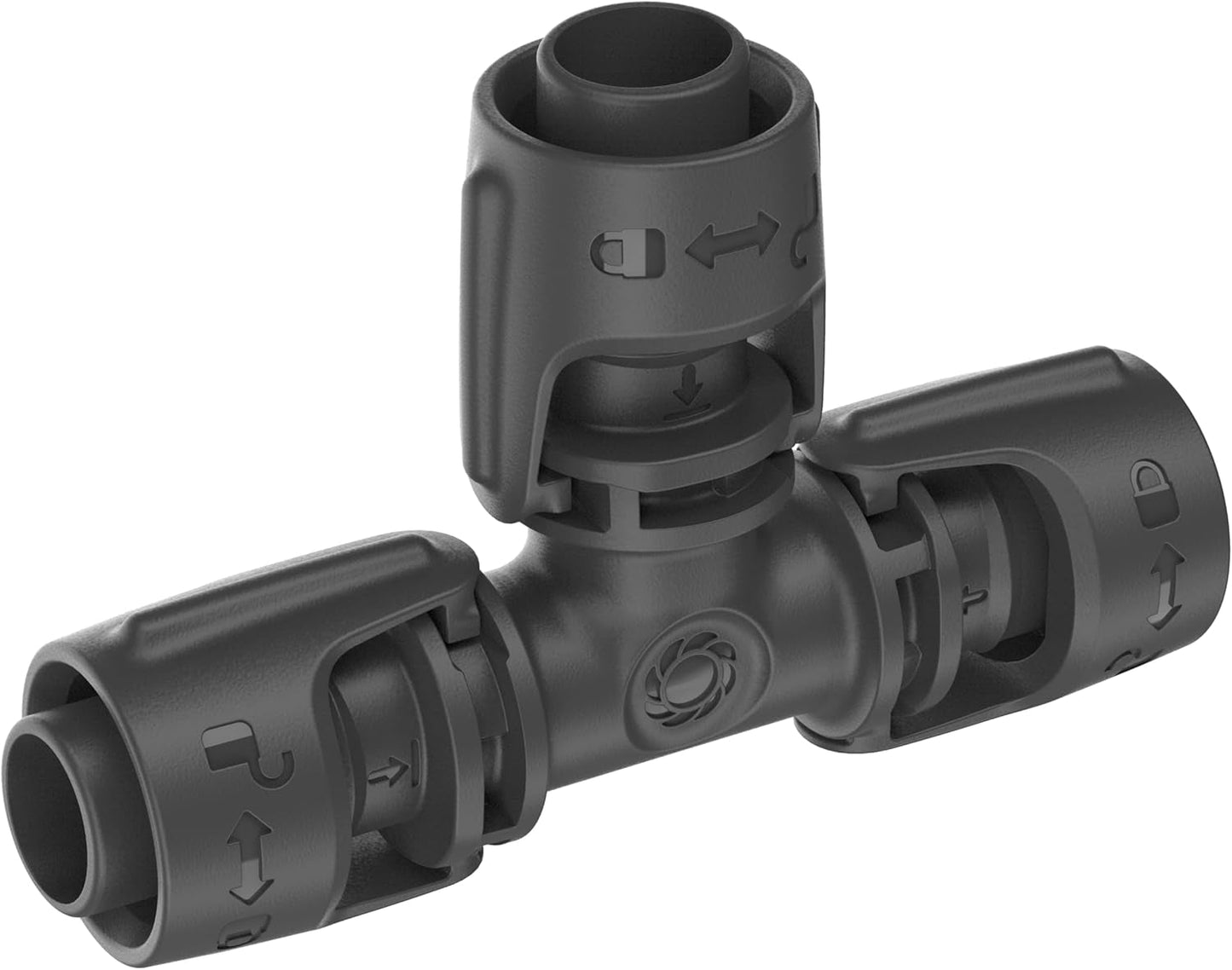Gardena Micro-Drip-Bewässerungssystem T-Stück 13 mm (1/2 Zoll): Anschluss für 13 mm Zulaufrohre, T-Abzweig, automatische Bewässerung, wiederverwendbar (13201-20)