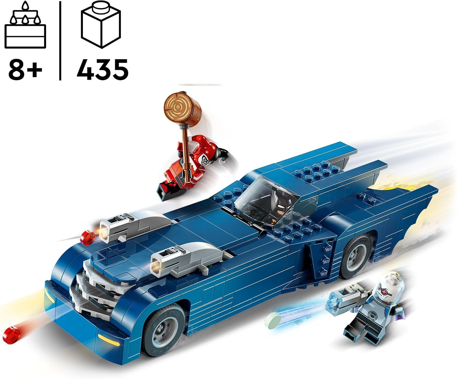 LEGO DC Batman: Batman im Batmobil vs. Harley Quinn und Mr Freeze Cartoon-Spielzeugauto für Kinder, Geschenk für Jungen und Mädchen ab 8 Jahren, 76274 Bausets. Besuchen Sie den LEGO-Store