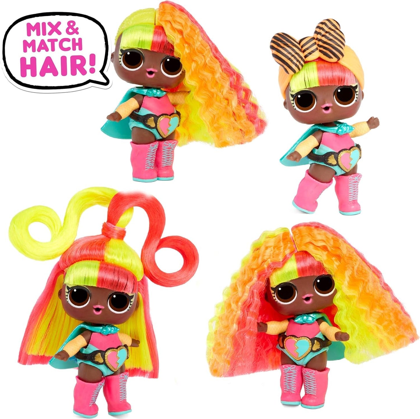 LOL Surprise Sammelpuppen für Mädchen – Mit 15 verschiedenen Überraschungen und Frisuren – #Hairvibes Dolls