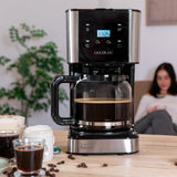 Espresso mit Filter Cecotec Coffee 66 Drop and Touch, Leistung 950 W, 1,5 l, 12 Tassen, Touchscreen, Glaskaraffe, 24-Stunden-Timer, 6 Schalter, wiederverwendbarer Netzfilter