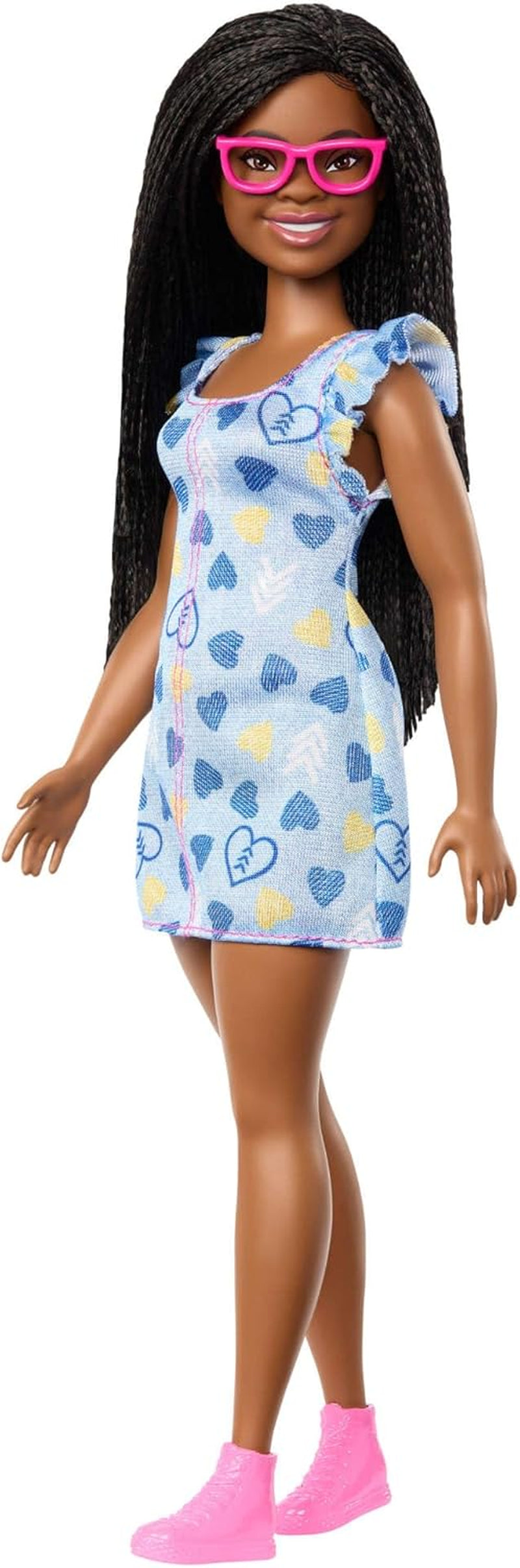 Barbie Fashionistas Puppe Nr. 229 mit Down-Syndrom im Herzkleid, entwickelt in Zusammenarbeit mit der National Down Syndrome Society, HYK14 Naty Shop Dolls Standardtitel