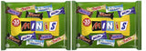 Mini-Mischschokoladen-Großpackung, Schokolade, 35 Mini-Schokoladensnacks (Mars, Snickers, Bounty, Twix, Milky Way) als Süßigkeiten, Schokoladengeschenk, Bonbonbox (710 g)