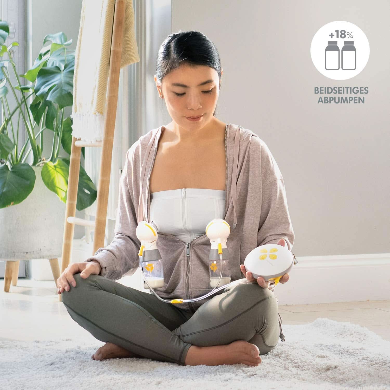 Elektrische Doppelpumpe Medela Swing Maxi – wiederaufladbar über USB Lebensmittel- und Stillzubehör Bebe Naty Shop