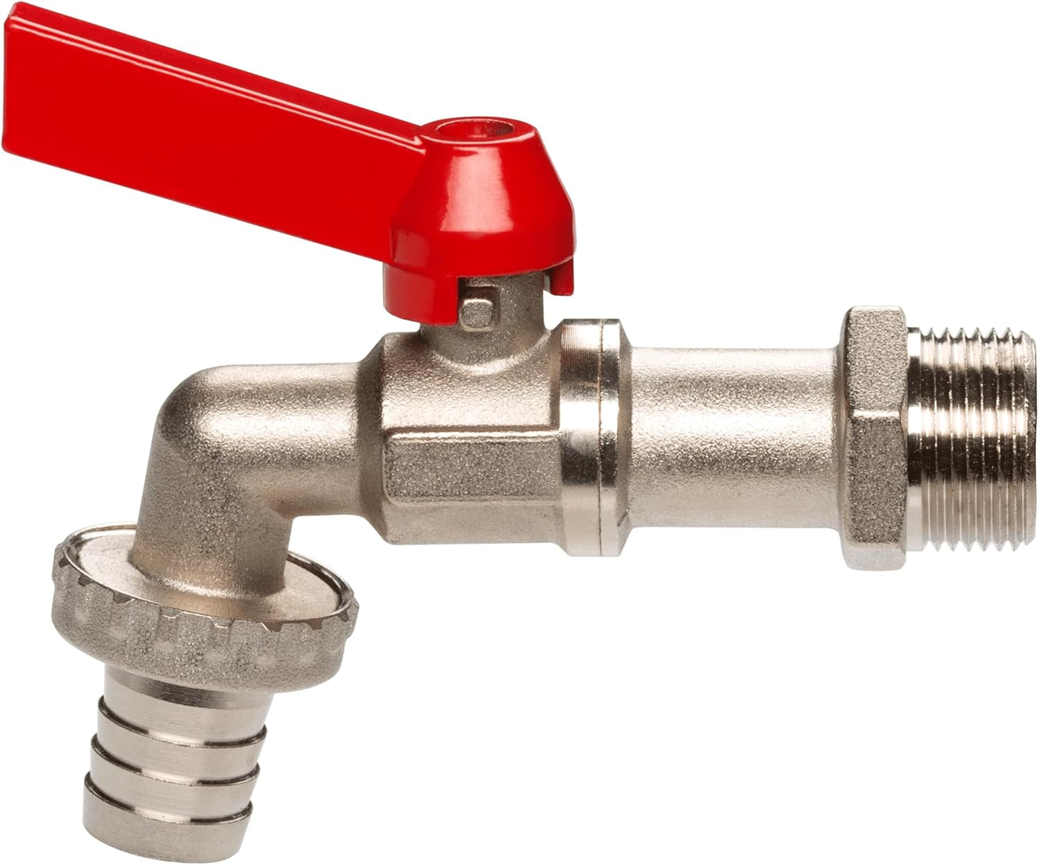 Gardena Kugelhahn: Innen- und Außenventil, 33,3 mm (G 1 Zoll) Gewinde, für 19 mm (3/4 Zoll) Schläuche (7333-20)