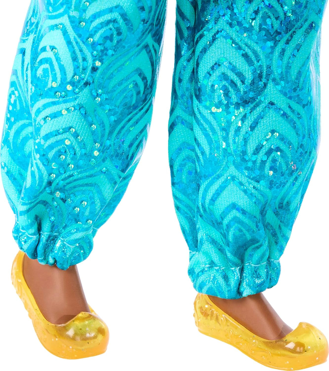 Mattel Disney Princess Toy Jasmine bewegliche Modepuppe mit glitzernder Kleidung und Accessoires, von Disney-Filmen inspiriertes Geschenk für Kinder HLW12