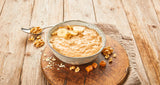 Karamell-Hafer-Pudding, eine harmonische Mischung aus Karamell-Pudding und Vollkornhafer, zuckerfrei, gesüßt mit Agavendicksaft, 1 Beutel x 64 g (4er-Pack)