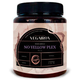 VEGAIROA – No Yellow Plex Mask – Neutralisierende Maske für Gelb- und Orangetöne – Feuchtigkeitsspendende Pflege – Lila Pigment – Professionelles veganes Friseurprodukt – 1000 g Naty Shop Haarmaske Standardtitel
