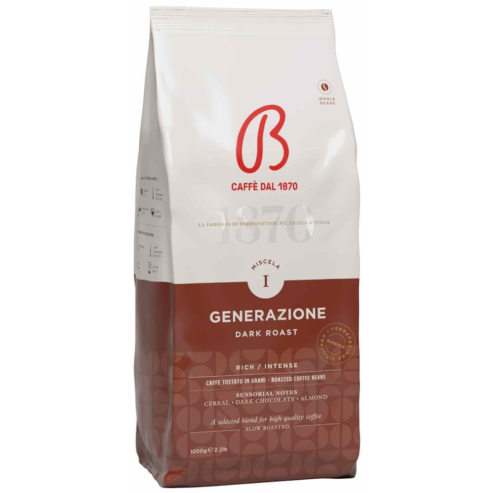 Kaffee – Bohnenmischung – Prima Generazione – Intensiv reduziert – 1 kg