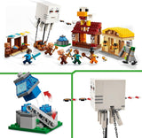 LEGO Minecraft Ghast Balloon Attack – Gamer-Spielzeug für Kinder – Videospiel-Bauset mit Haus, Huhn und Golem – Film-Merchandise für Jungen ab 10 Jahren – 21273 Bausets. Beuche the LEGO-Store