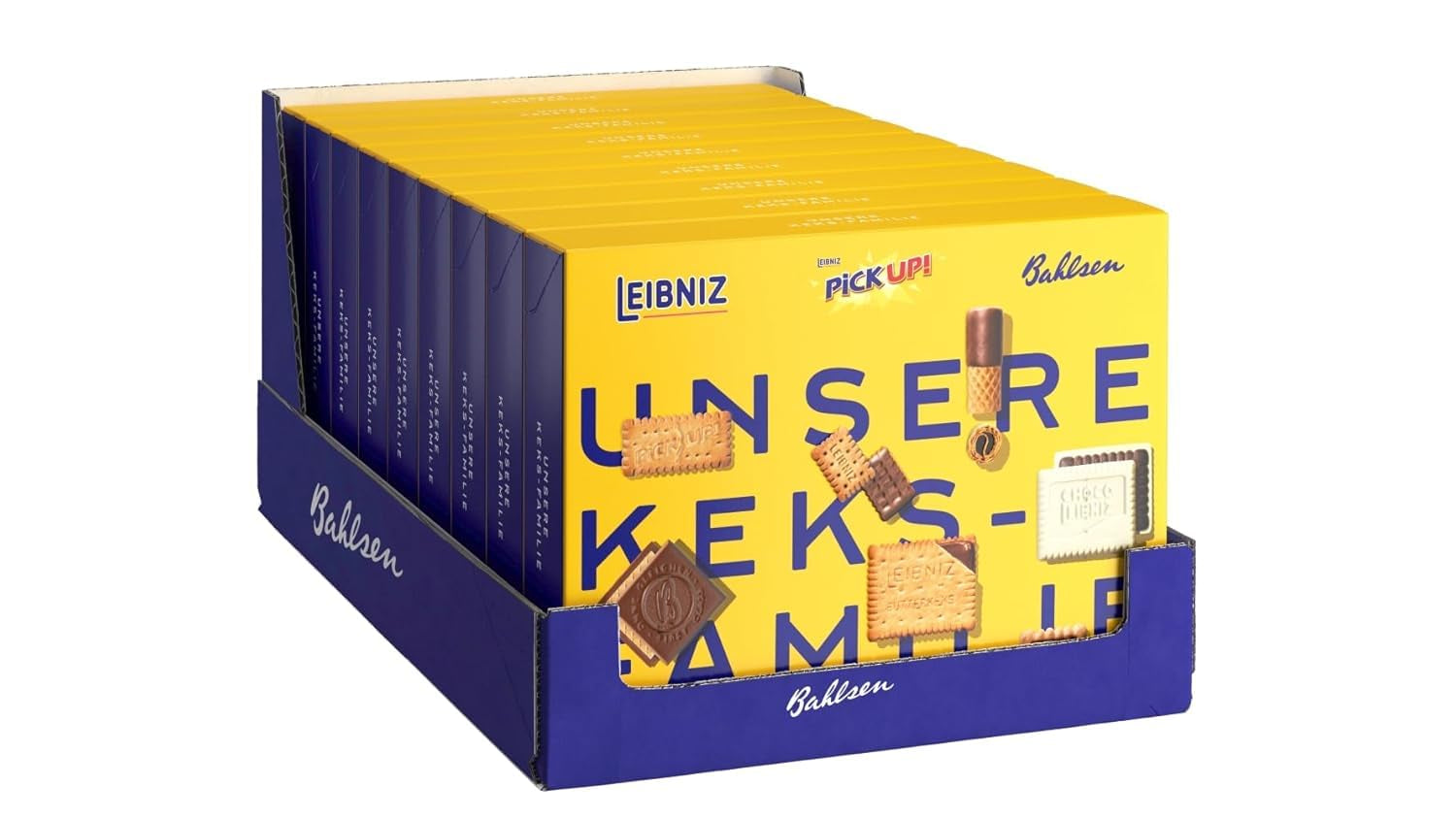 Bahlsen Our Biscuits Family, 9er Pack, Keksmischung mit 7 knusprigen Sorten Schokoladenkeksen (9 x 280 g)