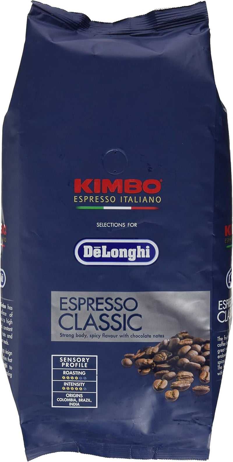 De'Longhi Caffe Classic (Grani) Kimbo geröstete Kaffeebohnen / 1 kg