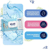 Kindii Water Care Feuchttücher – Aqua Baby Wipes – 100 % Viskose, 99,9 % Wasser, Grapefruit-Extrakt, Schalgröße 150 x 200, 100 % biologisch abbaubar, plastikfrei, Reinigungstücher für empfindliche Haut