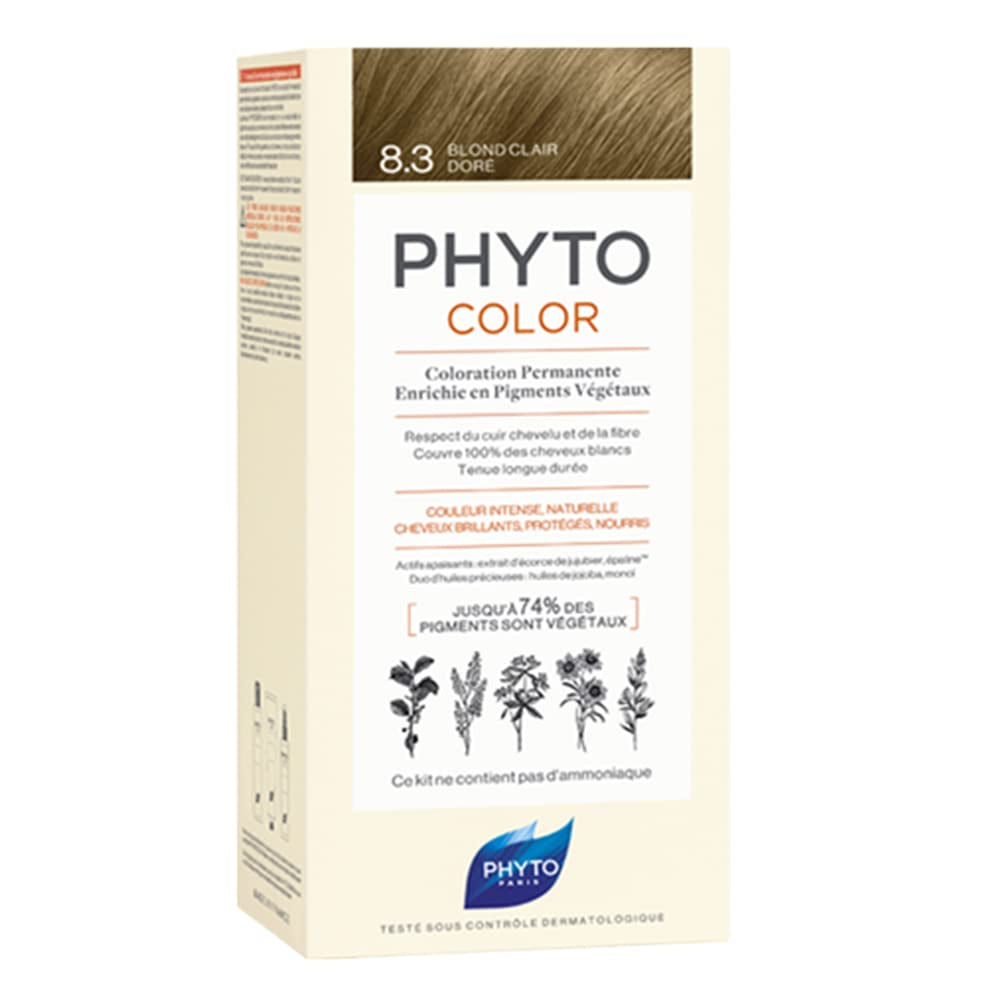 Permanente Haarfarbe, 5,3 Hellgoldbraune Haarfarbe Naty Shop 8,3 Hellgoldblond