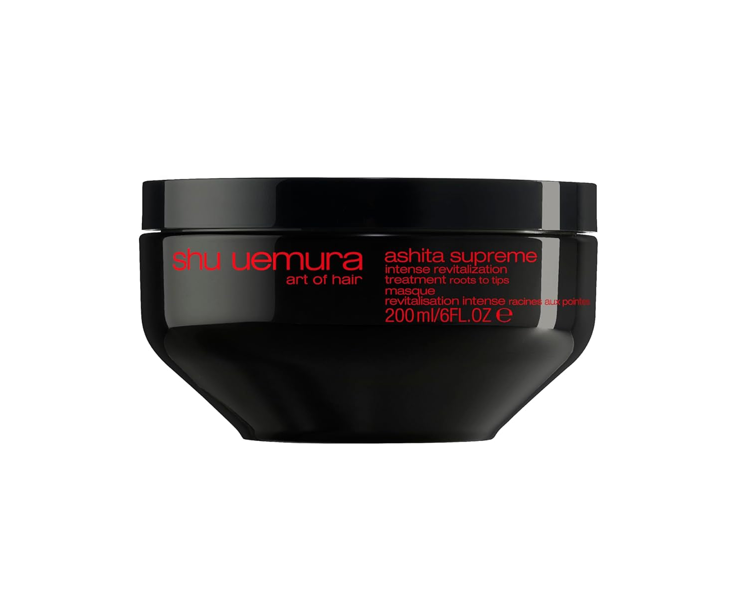 Shu Uemura, Ashita Supreme, Intensiv revitalisierende Haarmaske, Für alle Haartypen, Mit Ashitaba-Extrakt, Für mehr Glanz und Geschmeidigkeit, Anti-Spliss, 200 ml Naty Shop Haarmaske 200 ml (1 Packung) Jasmin + Anis + Zitrusfrüchte + Patschuli