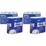 Kleenex Premium Toilettenpapierrollen 8484, Toilettenpapier 24 Rollen x 160 Puffblätter, 4-lagiges Toilettenpapier, 100 % reine Faser, hochwertig, reißfest und weich (2er-Pack)