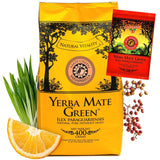 Yerba SARSAPARILLA 400G ● Süßer und erfrischender Mate-Tee ● Sarsaparilla-Blätter ● Mate-Tee aus Mate-Blättern ● Yebra Mate-Tee mit GUARANA 50G ● Yerba Mate-Tee mit losen Blättern 450G ● Vegan