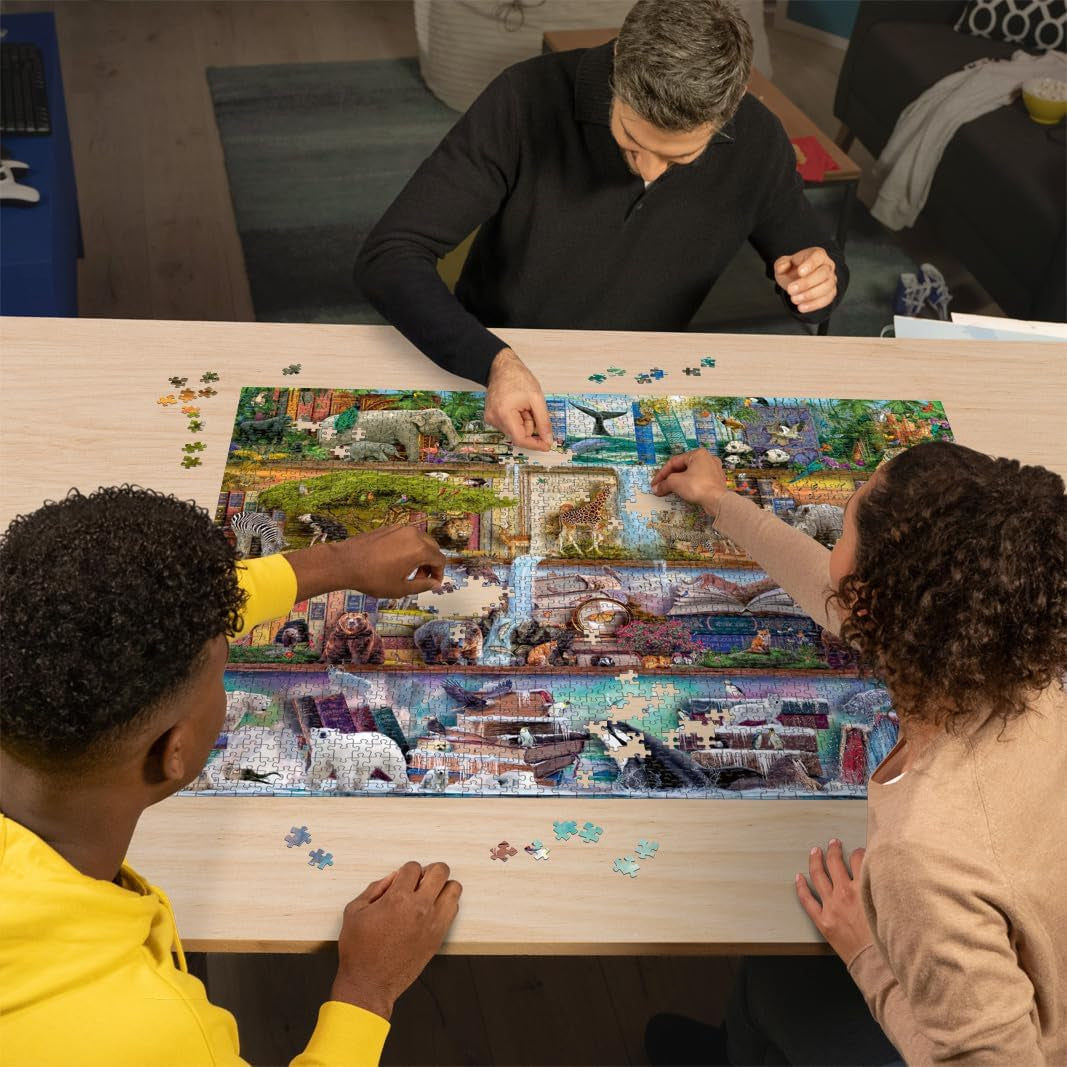 Ravensburger Puzzle 16652 – Welt der großen Tiere – 2000-teiliges Puzzle für Erwachsene und Kinder ab 14 Jahren, entworfen von Aimee Stewart Puzzle Naty Shop
