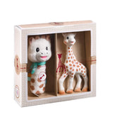 Sophie die Giraffe Geburtstagsgeschenkset Sophiesticated Rassel Pouet 00012 Spielzeug Bebe Naty Shop