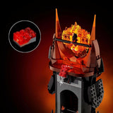 LEGO Icons Der Herr der Ringe: Barad-Door-Bauset für Erwachsene mit Sauron, Gothmog, Orc, Frodo, Sam und Gollum als Minifiguren, Film-Erinnerungsstücke, Fan-Sammlerstücke, 10333 Bausets. Besuchen Sie den LEGO-Store