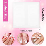 1620 Stück French Schablonen Nägel,French Nail Schablone,Maniküre Schablonen,Selbstklebende Nail Art Sticker Frenchs Für DIY Nageldesign Maniküre Dekoration Nageldesign Zubehör