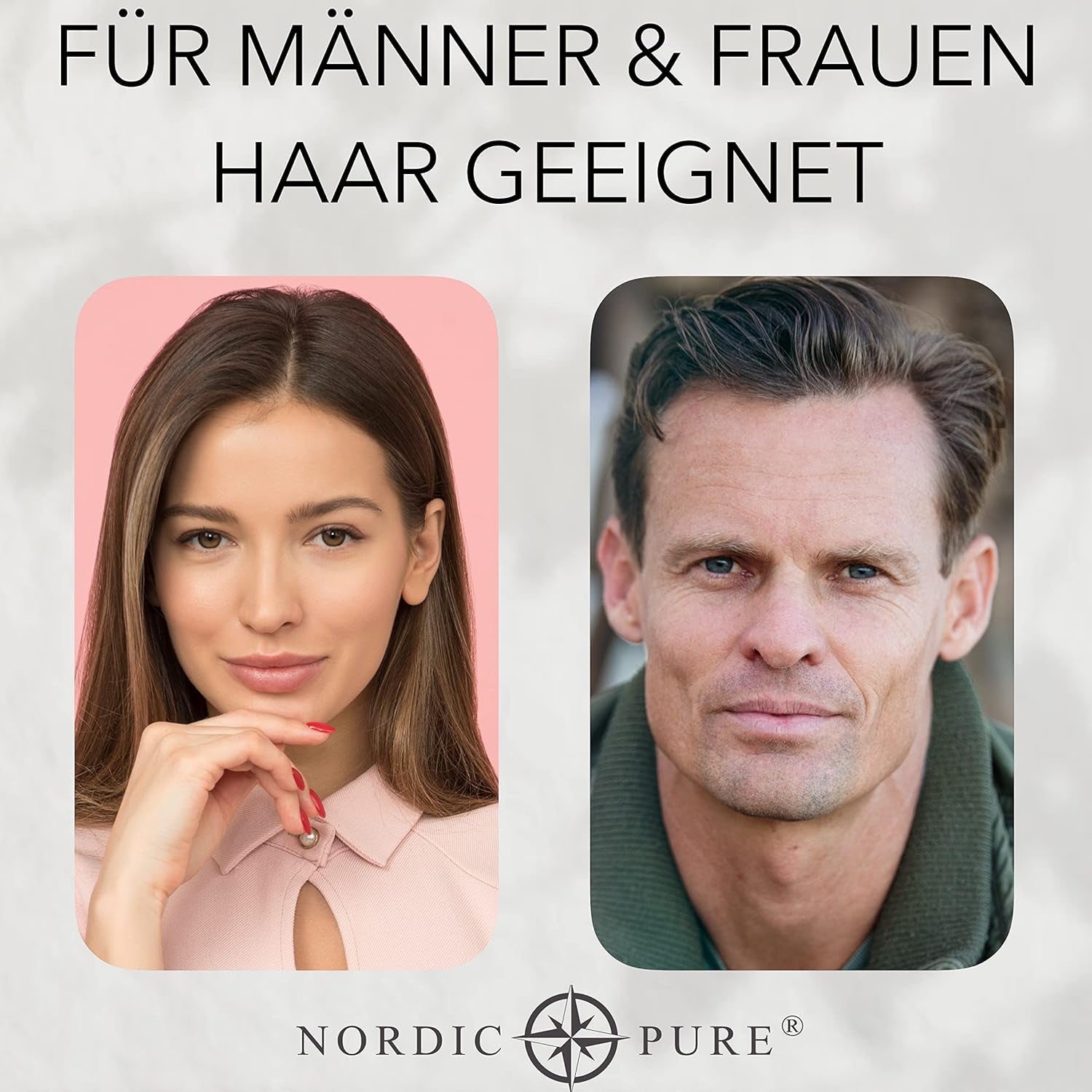 Haarkur mit Basilikumextrakt von Nordic Pure | Zur Pflege von dünnem, trockenem und brüchigem Haar | Kann Haarausfall vorbeugen 100 ml Naty Shop Haarpflege