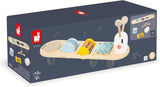 Janod – Musikstücke „Sweet Cocoon“ – 5 musikalische Aktivitäten für Kinder – Frühe musikalische Bildung – FSC-Holzspielzeug – Ab 12 Monaten, J04058 Babyspielzeug Naty Shop