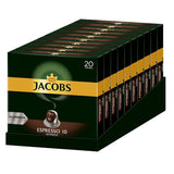 Kaffeekapseln Espresso Intenso, Intensität 10 von 12, 10 x 20 Getränke & Kaffeekapseln Lungo Decaffeinato- Intensität 6- 200 Nespresso-kompatible Kapseln, 10er Pack, 10 x 20 Getränke