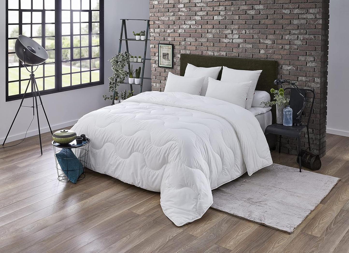 Steppdecke Maxiconfort Ultra, warm, Kunstfaser, 260 x 240 cm, weiß Steppdecken und Steppdecken Naty Shop 240/260 Modern