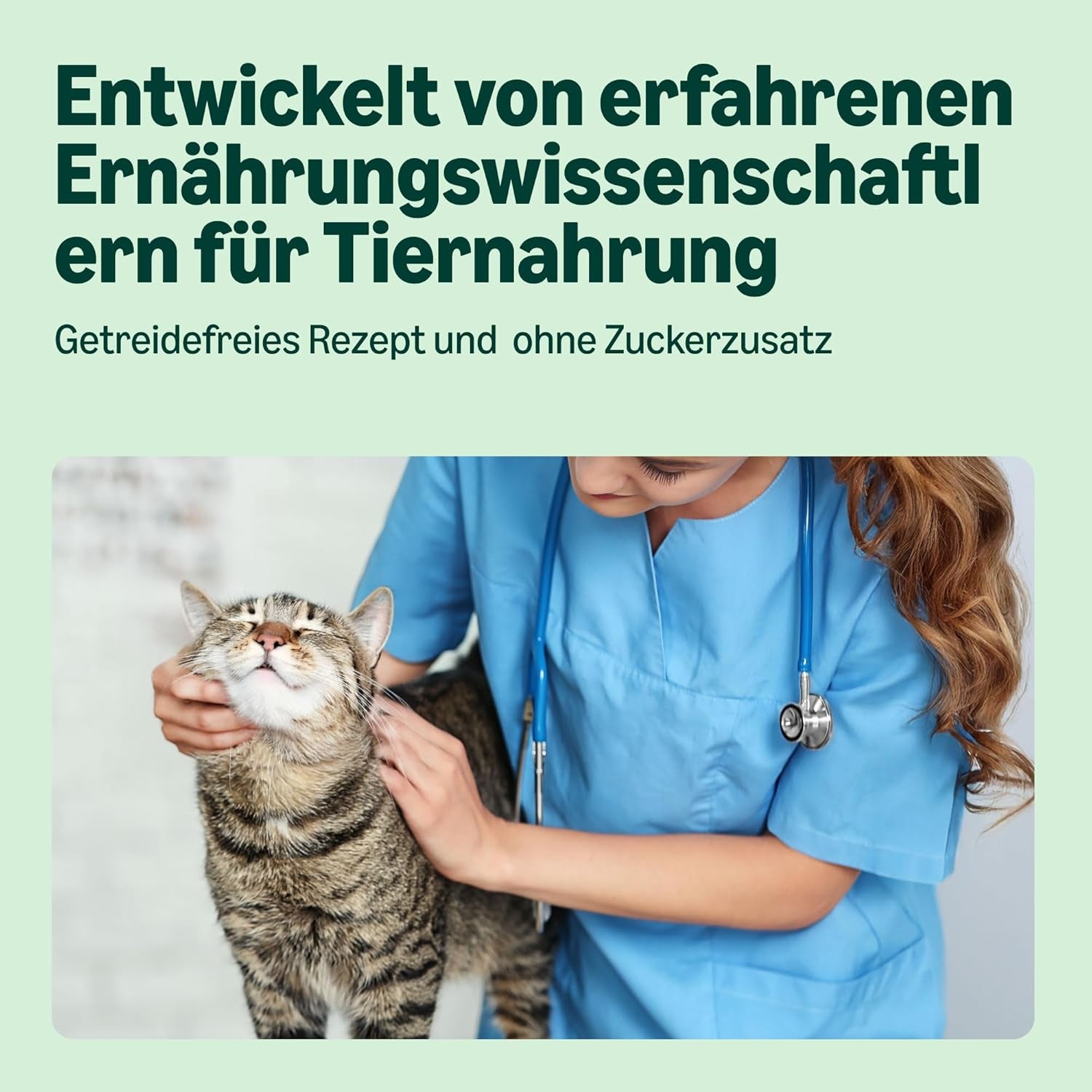 Amazon getreidefreies Nassfutter für Katzen in Dosen mit Hühnerflecken, 12 x 400 g
