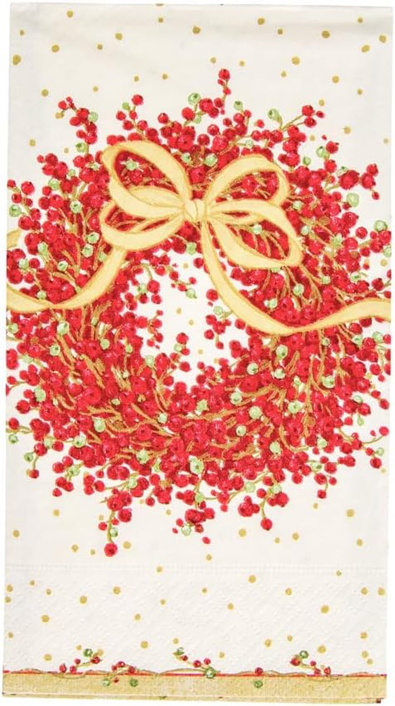 8070C Dreilagige Papierservietten, 20 Stück, 25 x 25 cm, Pfefferbeere