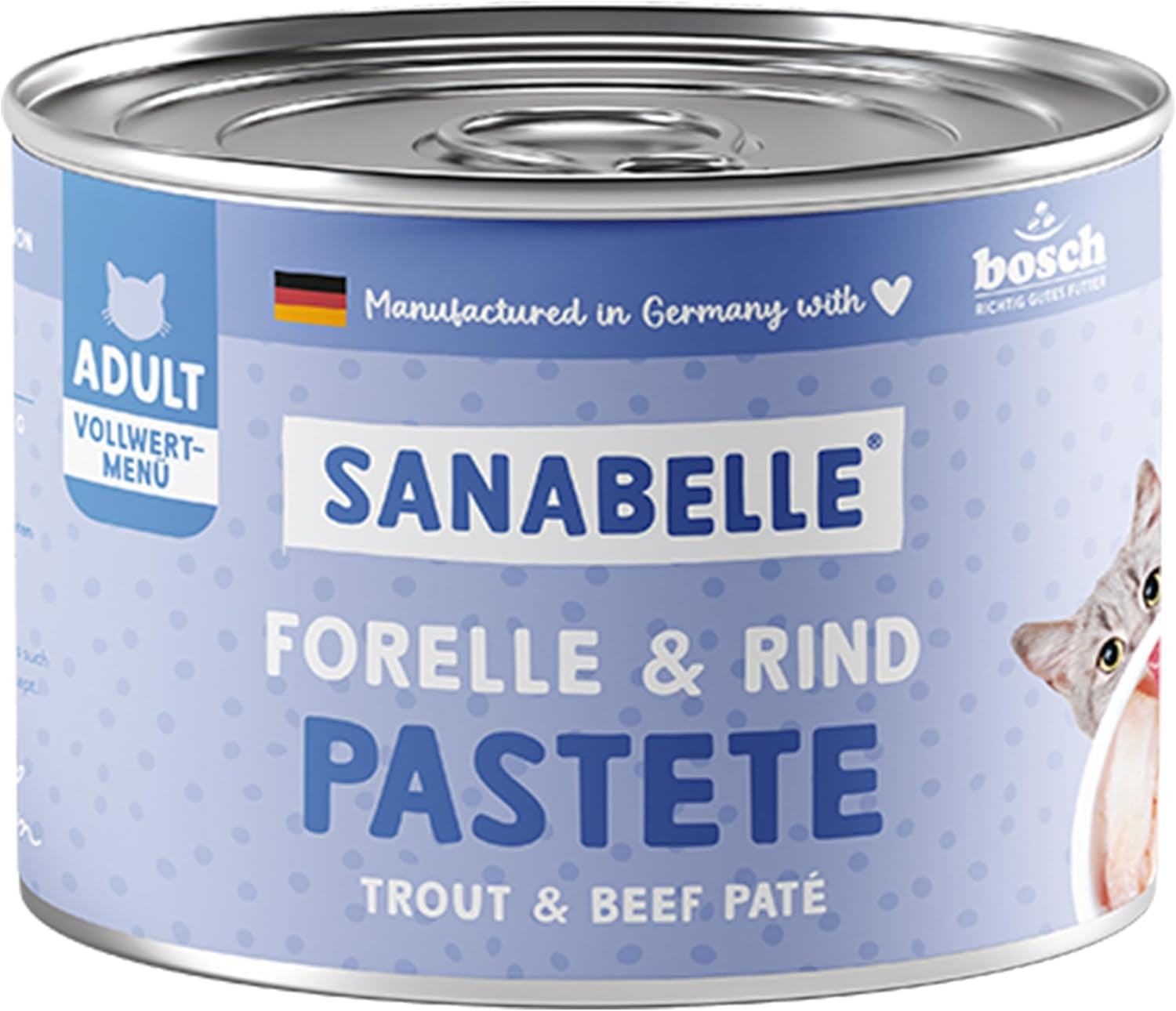 Sanabelle Forellen- und Rindfleisch-Nassfutterprämien | 6 x 195g | 1,17 kg
