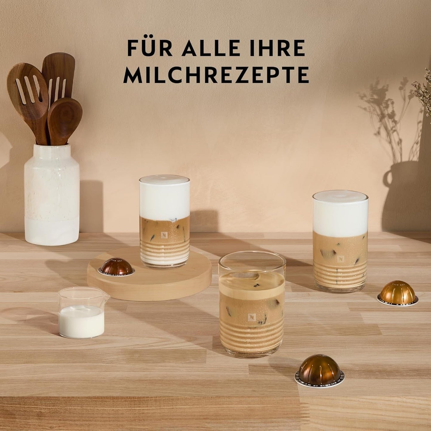 Espressomaschine mit Nespresso Krups Vertuo Pop Kapseln, Fassungsvermögen: 560 ml, automatische Kapselerkennung, One-Touch-System, 4 Tassengrößen, verkürzte Aufheizzeit, nachhaltig, Aqua Mint, XN9204