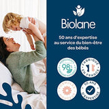 BIOLANE – Runder Sauger – Extra dünner Schnuller – ab 6 Monaten – zweifarbig grün – Sauger aus Naturkautschuk – für die orale Entwicklung – weich und bequem