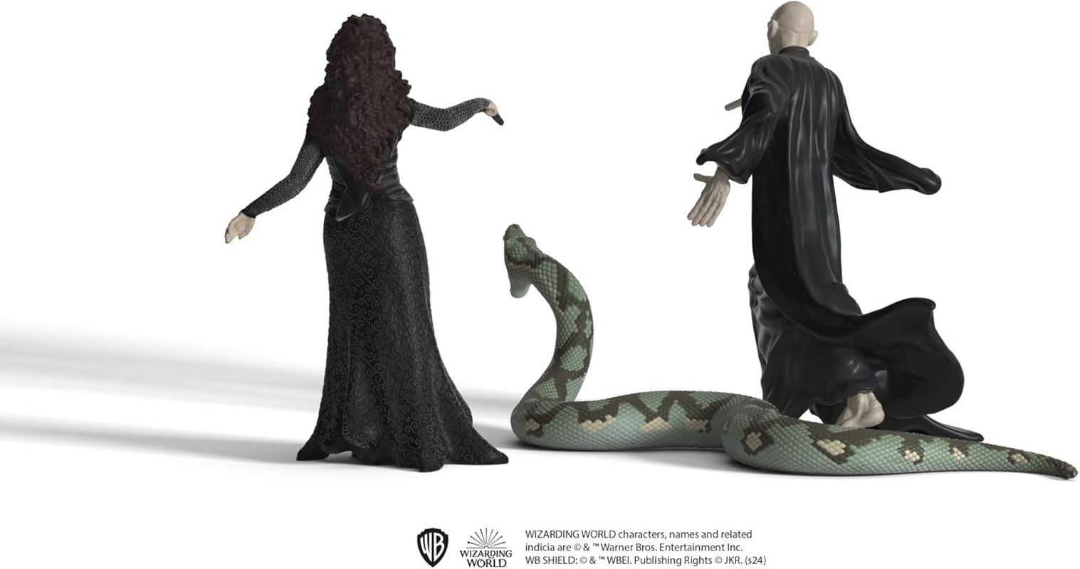 Schleich 42684 Lord Voldemort, Nagini & Bellatrix Lestrange, Ab 6 Jahren, HARRY POTTER – Spielfigur, 21 X 16 X 18 cm Actionfiguren Naty Shop