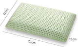 Marcapiuma Memory Foam Kissen, grün, natur, mit Kräutern, 2 Stück Naty Shop Standardkissen
