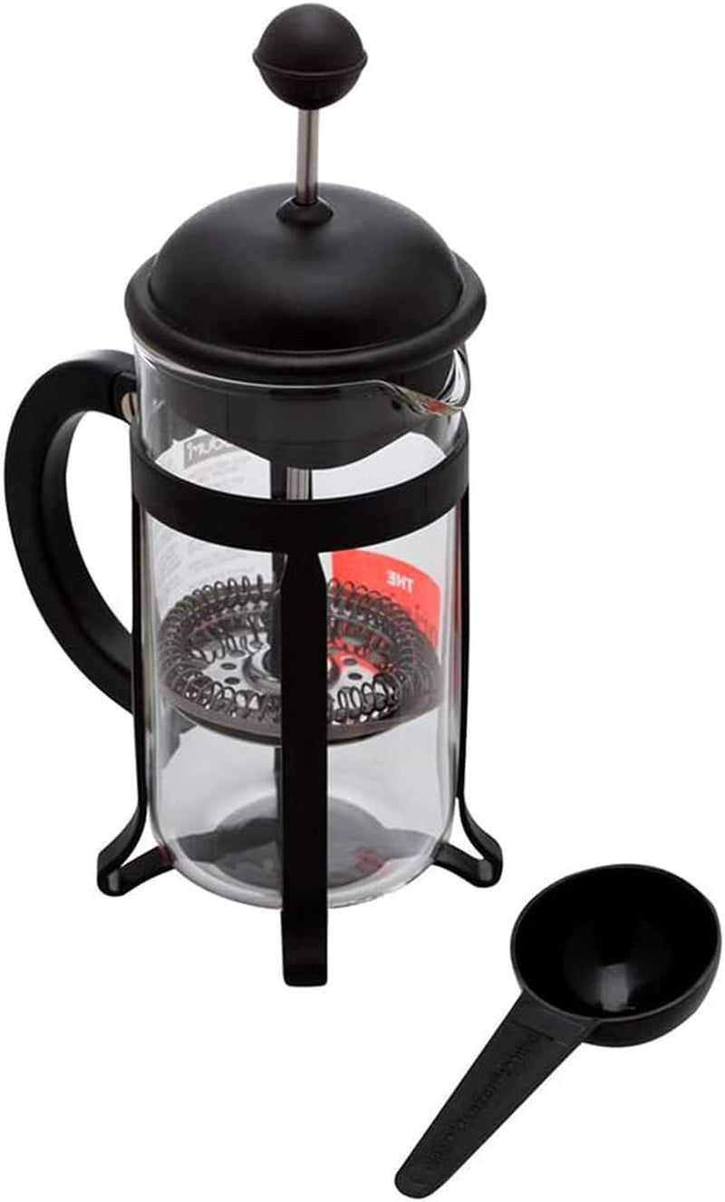 Bodum 1908-01 Java Kaffeemaschine, 8 Tassen, 1 L, mehrschichtig, schwarz, 10,6 x 16,3 x 24,5 cm, 6 Stück