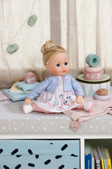 BABY born Sophia Rose – 36 cm große weiche Puppe – Puppe mit hochwertigen blonden Haaren und schläfrigen Augen – Geeignet für Kinder ab 1 Jahr