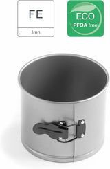 Panettone-Form, abnehmbar, Kohlenstoffstahl, antihaftbeschichtet, Durchmesser 16 cm, Volumen 2 Liter. Backformen und Tabletts Naty Shop