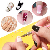 Nagel Pinsel 5 Stück Nagel Art Fineliner Pinsel, Nagel Pinsel Set Pinsel Für Nagellack Nagel Pinsel Nagellack Pinsel Art Pen Für DIY Nail Art Design. (Farbe-1)